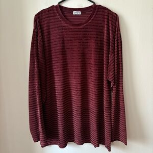 Impetus Burgundy Striped Shirt taille L